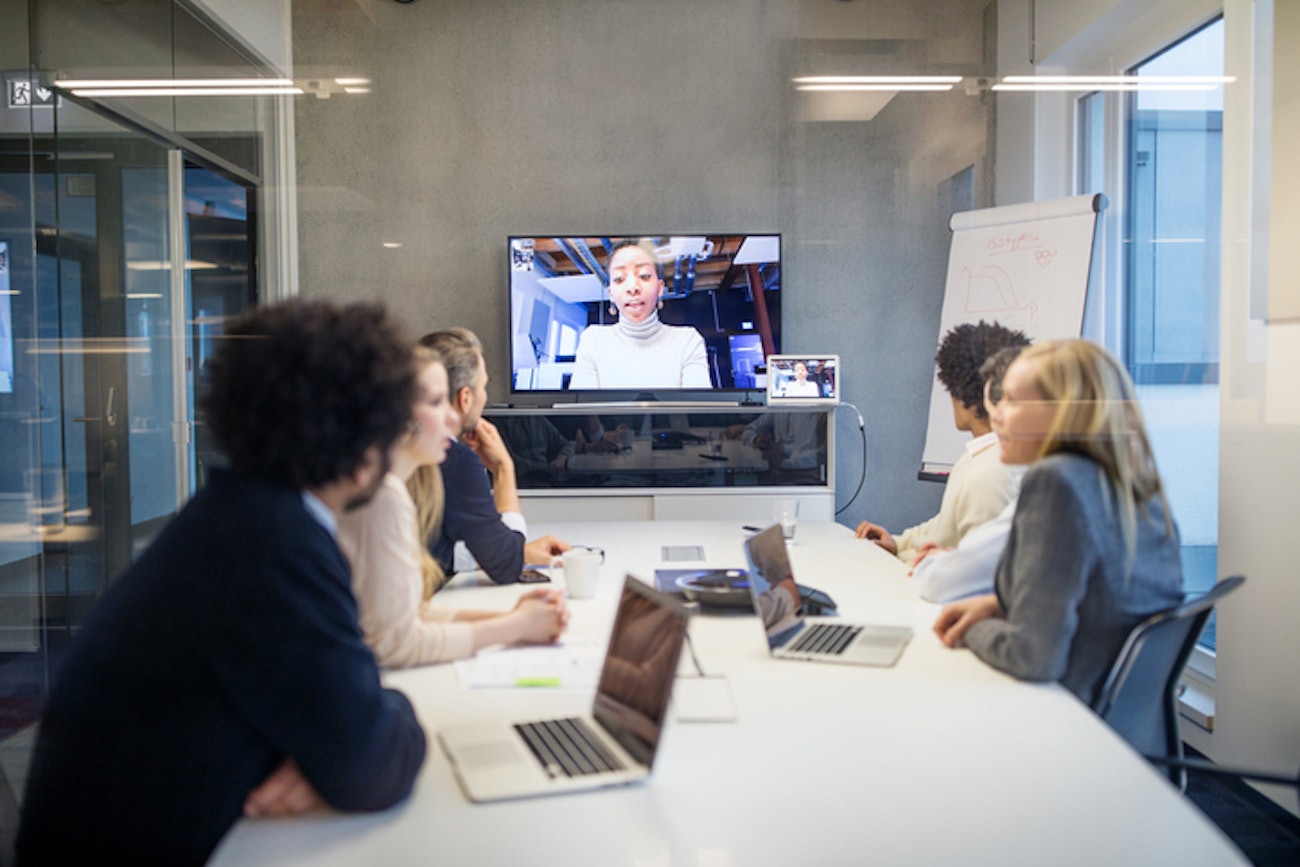 Team meeting video call