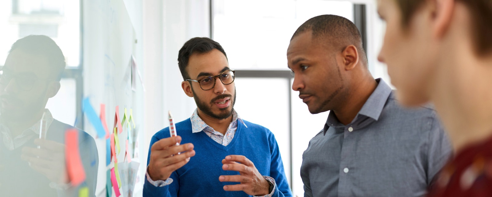 Whiteboard discussion engineers