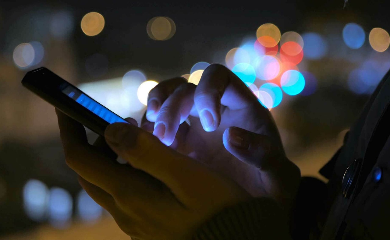 Smartphone closeup